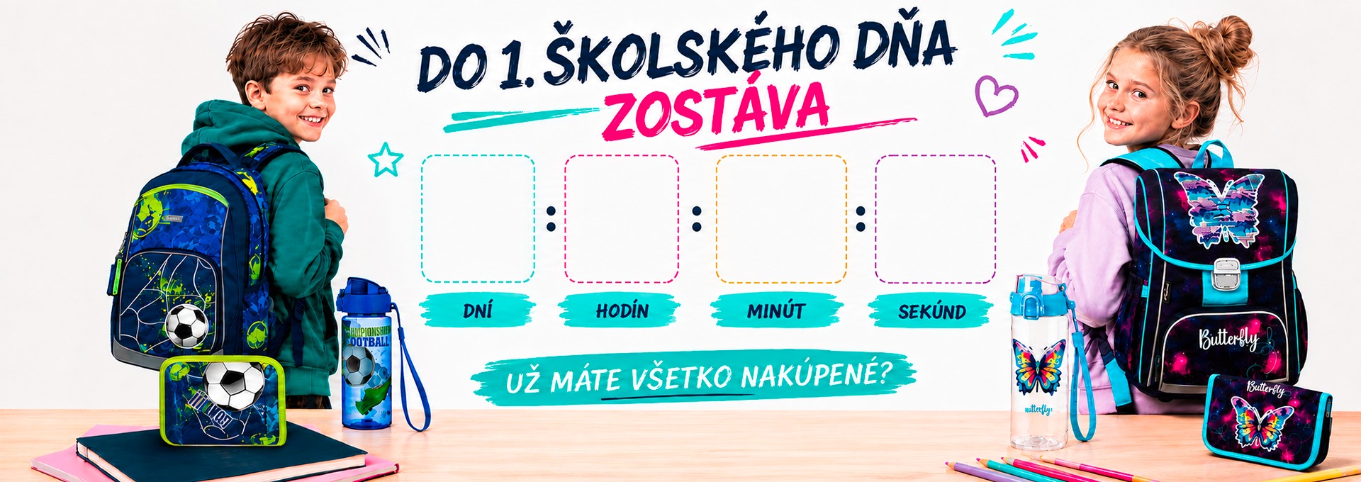 Do 1. školního dne zbývá